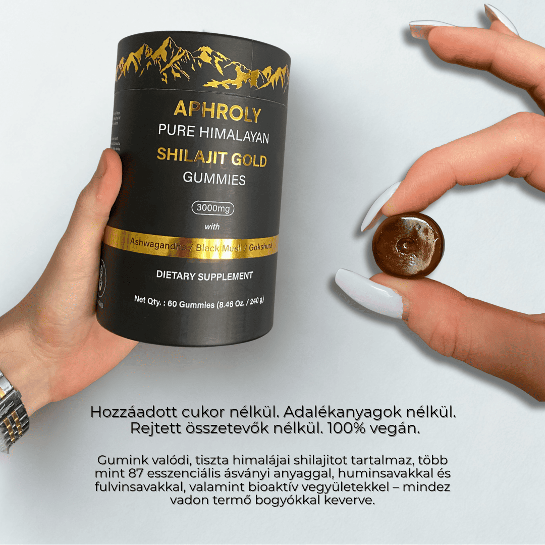 Himalájai Tiszta Shilajit Gumicukor – Aphroly®