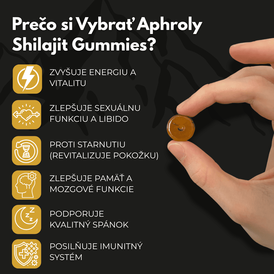 Shilajit Čistý z Himalájí – Aphroly®