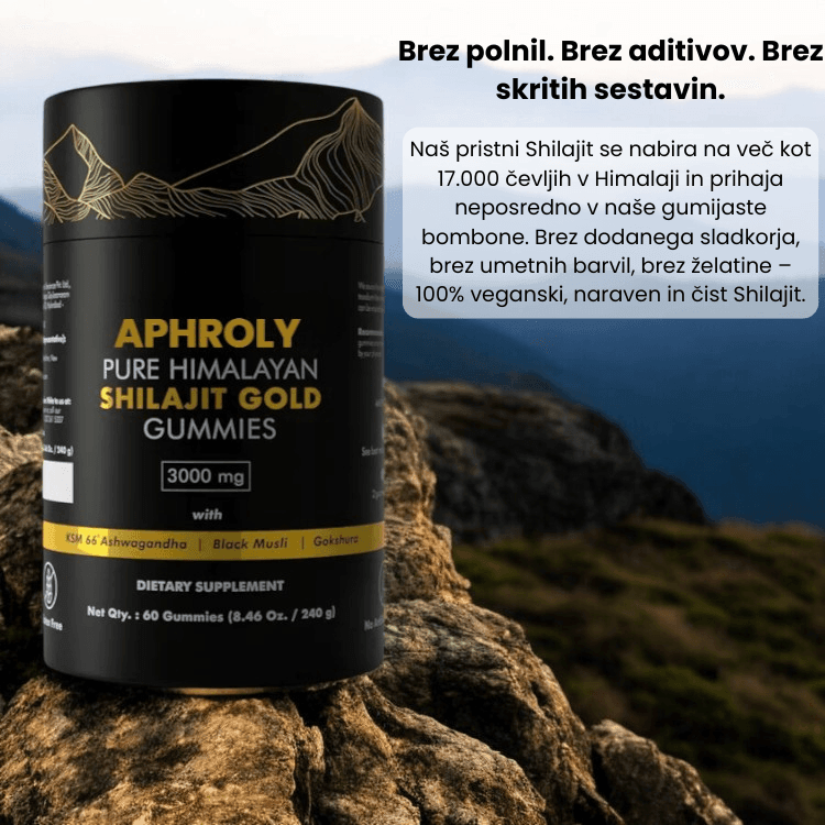 Aphroly® Shilajit gumijasti bonboni