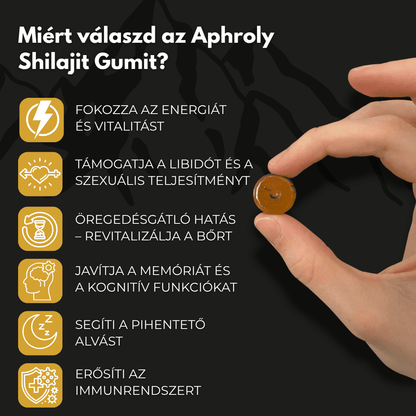 Himalájai Tiszta Shilajit Gumicukor – Aphroly®